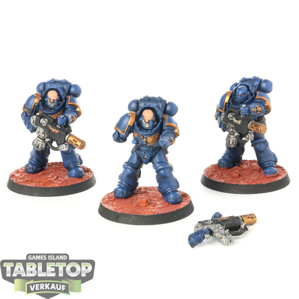 Space Marines - 3x Primaris Eradicators - bemalt