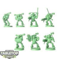 Death Guard - 7x Plague Marines klassisch - grundiert