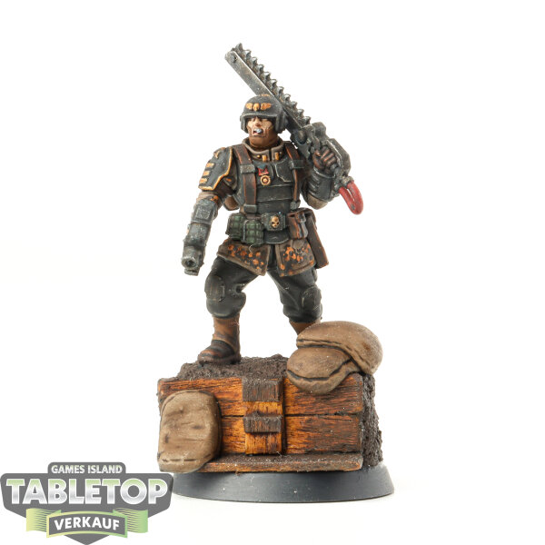 Astra Militarum - 1x Veteran Guardsmen - Cadian Command Squad - gut bemalt