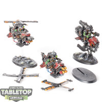 Orks - 3x Deffkoptas - bemalt