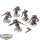 Dark Angels - 5x Assault Intercessor Squad - bemalt