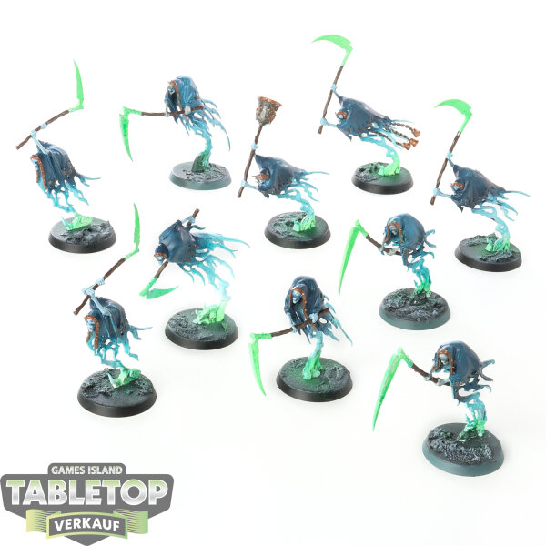 Nighthaunt - 10x Grimghast Reapers - bemalt