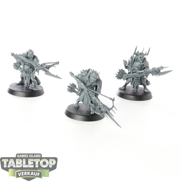 Orruk Warclans - 3x Man-Skewer Boltboyz - unbemalt