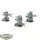 Orruk Warclans - 3x Man-Skewer Boltboyz - unbemalt