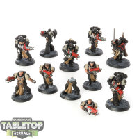Black Templars - 10x Primaris Crusader Squad - bemalt