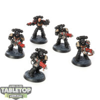Black Templars - 5x Intercessor Squad - teilweise bemalt