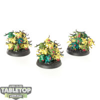 Maggotkin of Nurgle - 3 Nurglings - bemalt