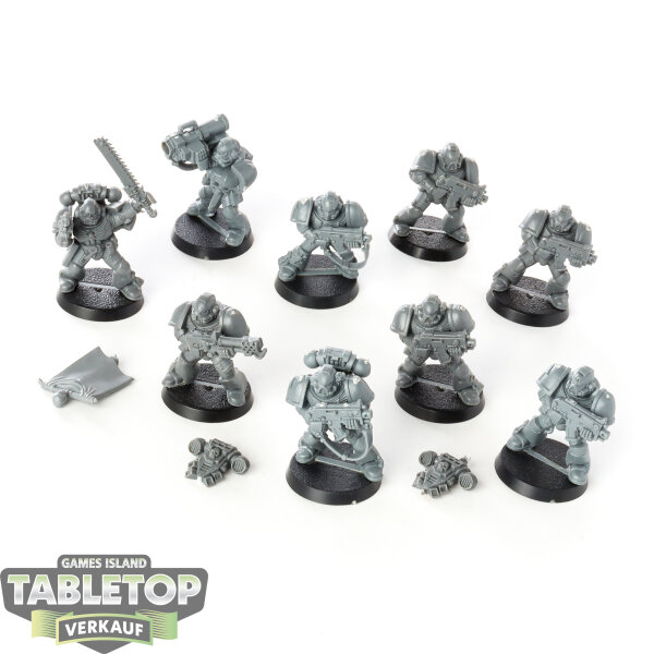 Space Marines - 9x Tactical Squad Klassisch  - unbemalt