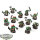 Orks - 12 Ork Boyz - bemalt
