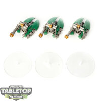 Necrons - 3 Lokhust Destroyer Squadron - teilweise bemalt