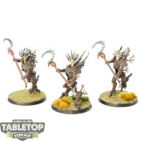 Sylvaneth - 3 Kurnoth Hunters - teilweise bemalt