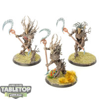 Sylvaneth - 3 Kurnoth Hunters - teilweise bemalt