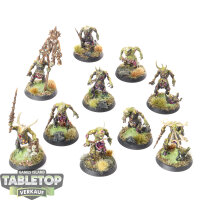 Maggotkin of Nurgle - 10x Plaguebearers - bemalt