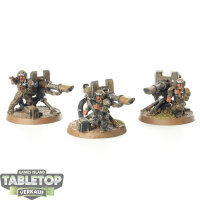 Astra Militarum - 3x Cadian Heavy Weapon Teams klassisch...