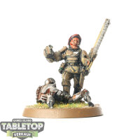 Astra Militarum - Cadian Lieutenant klassisch - bemalt