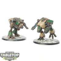 Legion Imperiales - 2x Warhound Scout Titans - bemalt