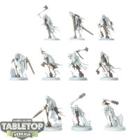 Nighthaunt - 10x Chainrasp Hordes - teilweise bemalt