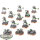 Necrons - 10 Necron Warriors classic - bemalt