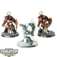 Black Templars - 3 Bladeguard Veteran Squad - teilweise...
