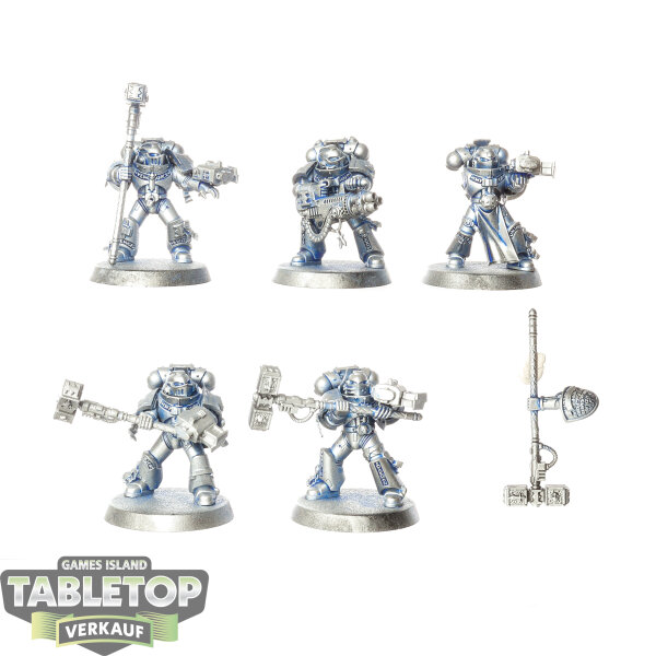 Grey Knights - 5 Grey Knights Strike Squad - grundiert