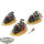 Black Templars - 3 Outriders - bemalt