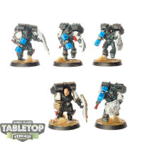 Black Templars - 5 Vanguard Veteran Squad - bemalt