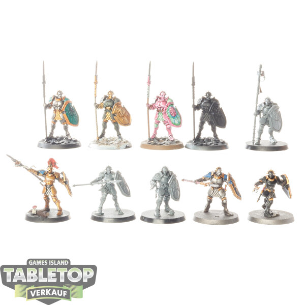 Stormcast Eternals - 10 Vindictors - teilweise bemalt