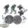 Imperial Knights - 2 x Armiger Warglaives - teilweise gebaut