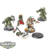 Death Guard - 4 x Blightlord Terminators - teilweise gebaut