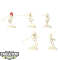Drukhari - 5x Howling Banshees - teilweise bemalt
