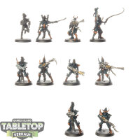 Drukhari - 10x Kabalite Warriors - teilweise bemalt