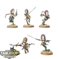 Aeldari - 5x Howling Banshees - bemalt