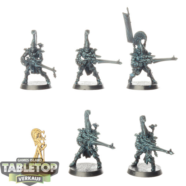 Aeldari - 5x Dire Avengers - teilweise bemalt