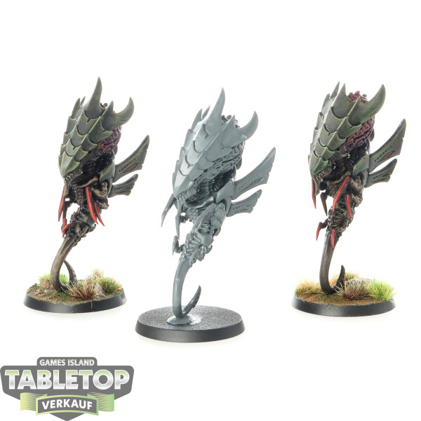 Tyraniden - 3x Zoanthropes - teilweise bemalt