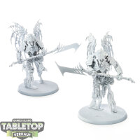 Ossiarch Bonereapers - 2 Morghast Archai - grundiert