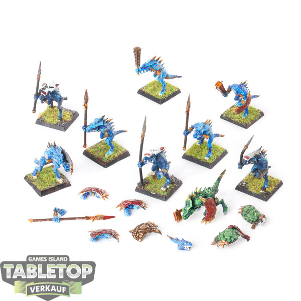 Seraphon - 10 Saurus Warriors Classic - bemalt