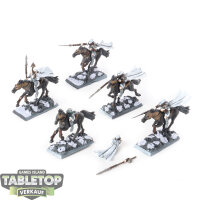 Cities of Sigmar - 5 Dark Elves Dark Riders - bemalt