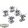 Cities of Sigmar - 5 Dark Elves Dark Riders - bemalt