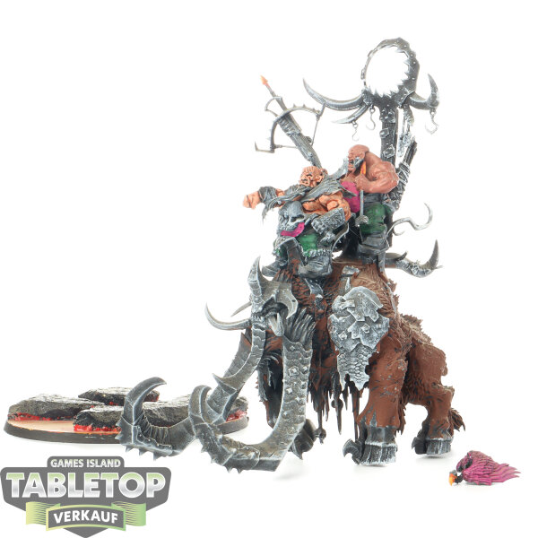 Ogor Mawtribes - Thundertusk Beastriders - bemalt