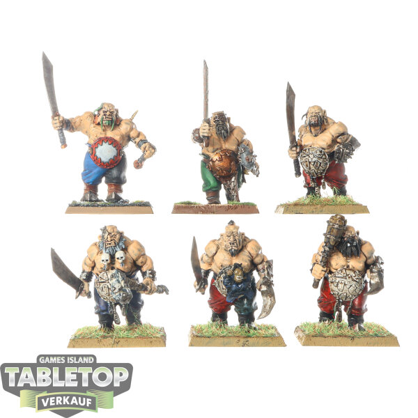 Ogor Mawtribes - 6x Ogor Gluttons - bemalt