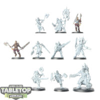 World Eaters - 10x Jakhals - teilweise bemalt
