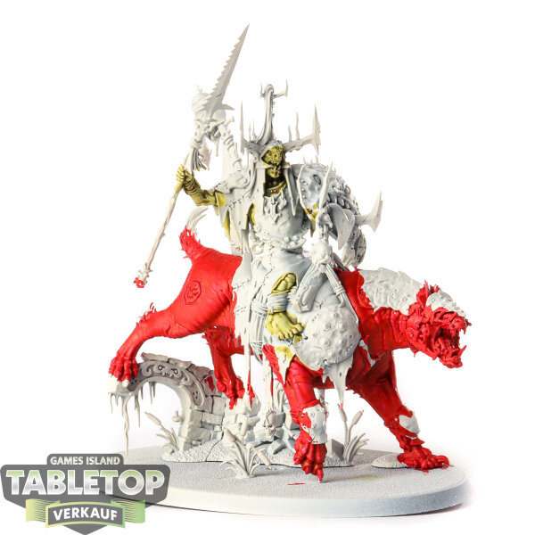 Orruk Warclans - Killaboss on Great Gnashtoof - teilweise bemalt
