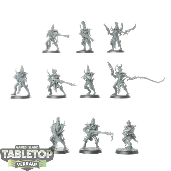 Drukhari - 10x Kabalite Warriors - unbemalt
