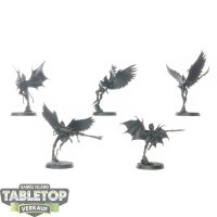 Drukhari - 5x Scourges - grundiert