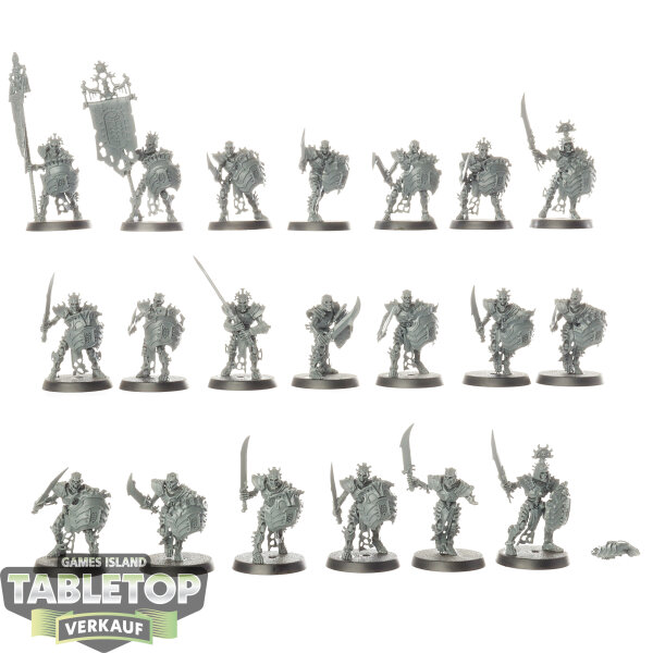 Ossiarch Bonereapers - 20x Mortek Guard - unbemalt