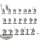 Ossiarch Bonereapers - 20x Mortek Guard - unbemalt