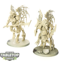 Ossiarch Bonereapers - 2x Morghast Harbingers - grundiert