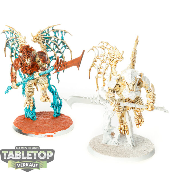 Ossiarch Bonereapers - 2x Morghast Archai - teilweise bemalt