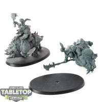 Orruk Warclans - 2 Gore-gruntas - grundiert