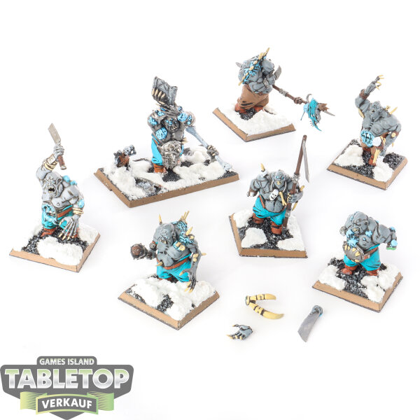 Ogre Kingdoms - 7 Ogres - bemalt